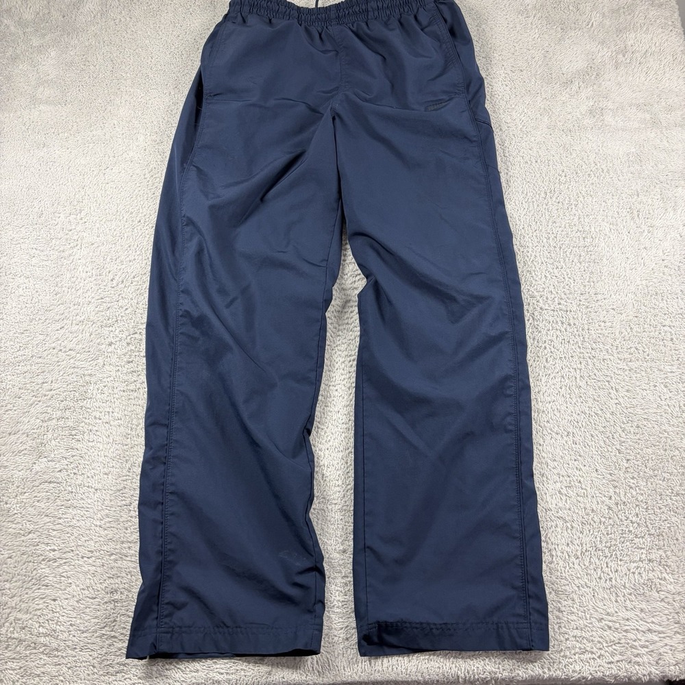 Vintage Nike Windbreaker Track Pants Mens Large Navy Blue Lined Retro Y2K 90s